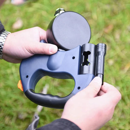 2-in-1 Multifunctional Retractable Dog Walker