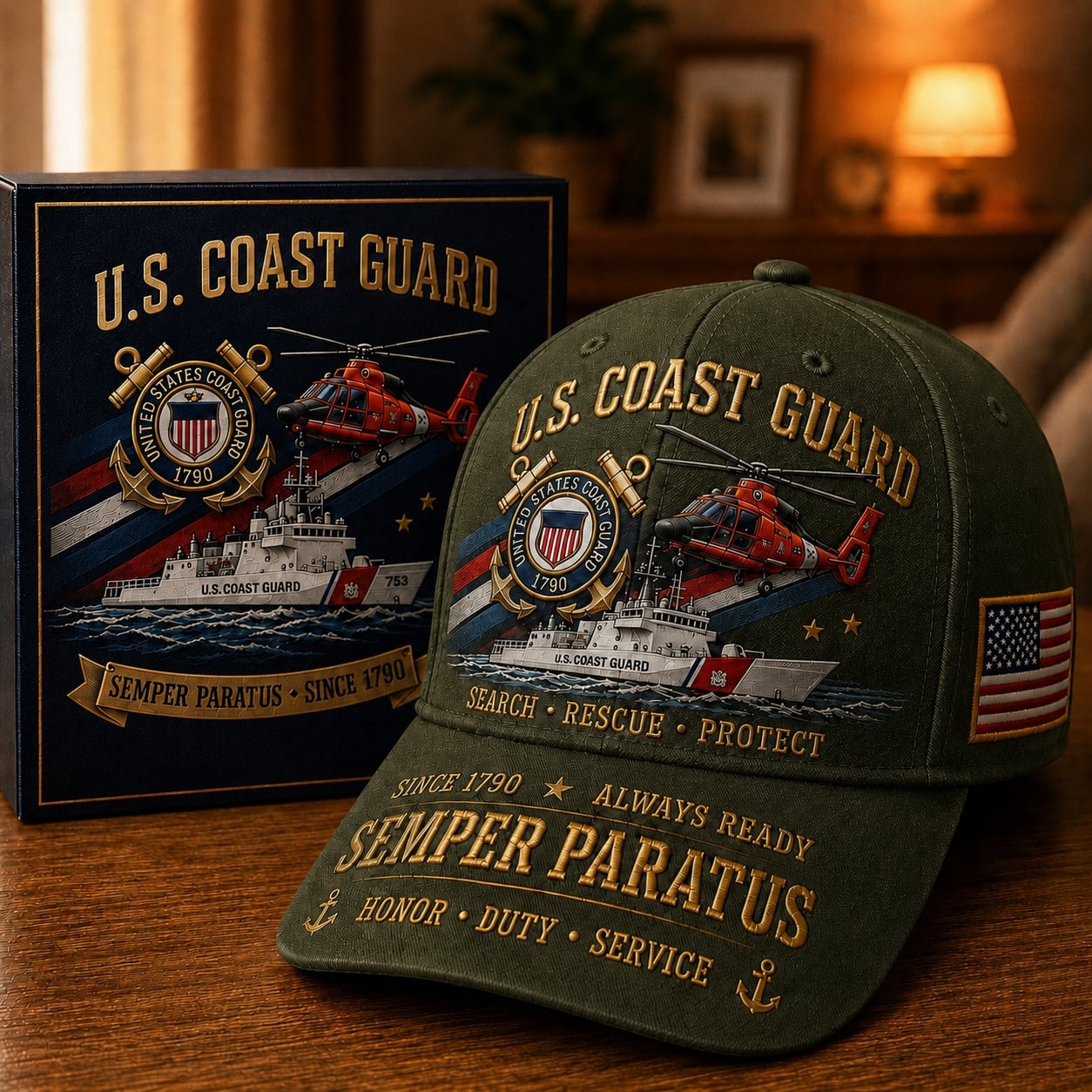 ⚓U.S. Coast Guard Career Commemorative Cap