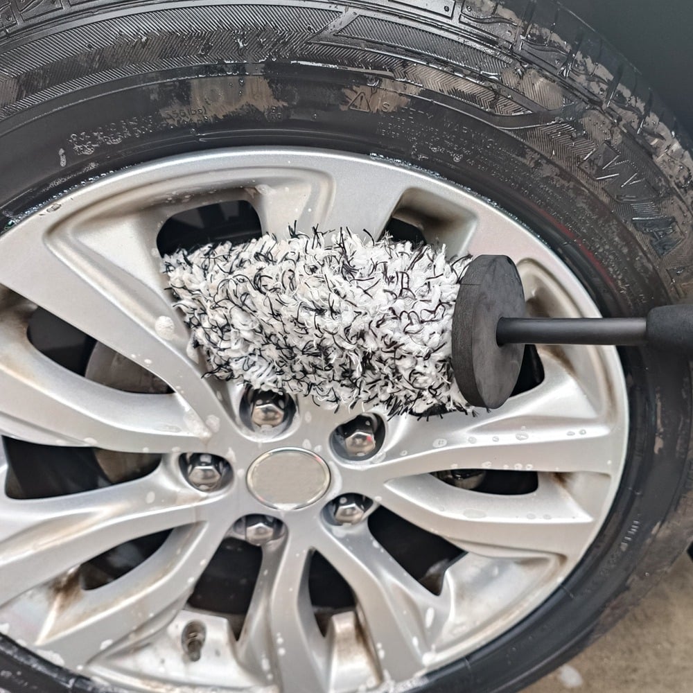 🔥 HOT SALE 🔥V+ Wheel Barrel Brush, Cleaning Brush for Wheels, 1 Pack