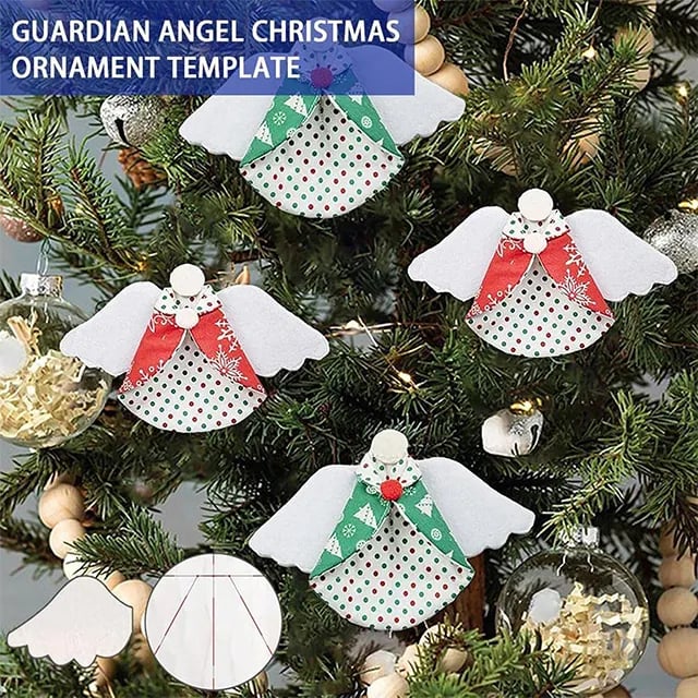 💥🏆Guardian Angel Christmas Ornaments Template -With Instructions