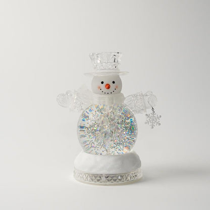 Illuminated Musical Christmas Snow Globe Lantern