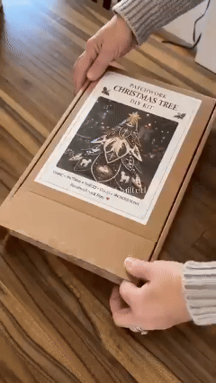 ⏳ Last Day 49% OFF – ✝️ Beginner-Friendly Tree of Faith 3D Quilted Christmas Tree Sewing Kit | Complete Kit with Coordinated Fabrics, Beads & Step-by-Step Guide Included 💕