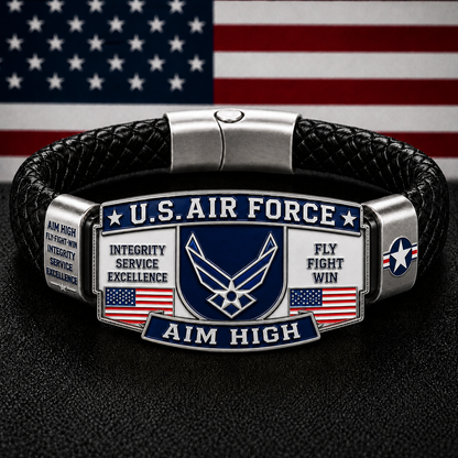 ✈️Last Day Promo: 49% OFF 🎖️U.S. Air Force Aim High Tribute Bracelet