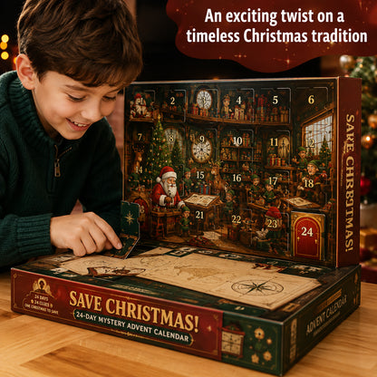 ⏳ Last Day 52% OFF – 24-Day Mystery Adventure Advent Calendar Collection | 24 Clues, Hands-On Puzzles & One Final Reveal