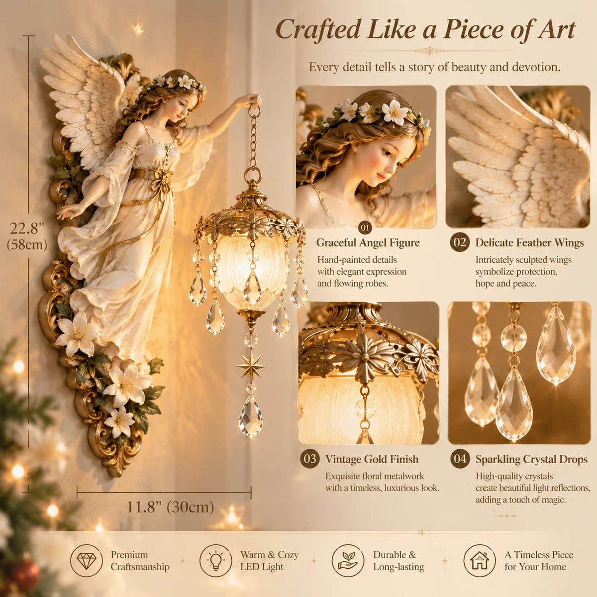 🔥Buy 2 Get 20% OFF🔥Guardian Angel Crystal Light