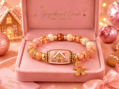🔥 LAST DAY 49% OFF – 🎄 Candy Glow Christmas Bracelet Collection | 6 Dopamine Holiday Designs with Color-Coordinated Beads & Matching Gold-Tone Charms ✨
