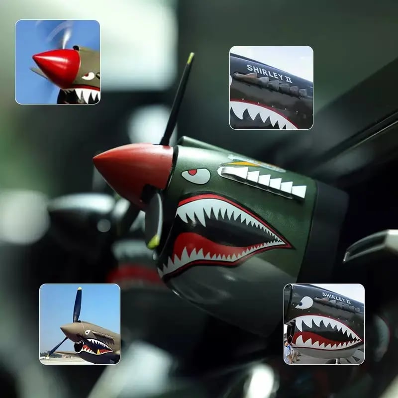 Plane Car Air Freshener | Vintage Fighter Jet Vent Clip for Men