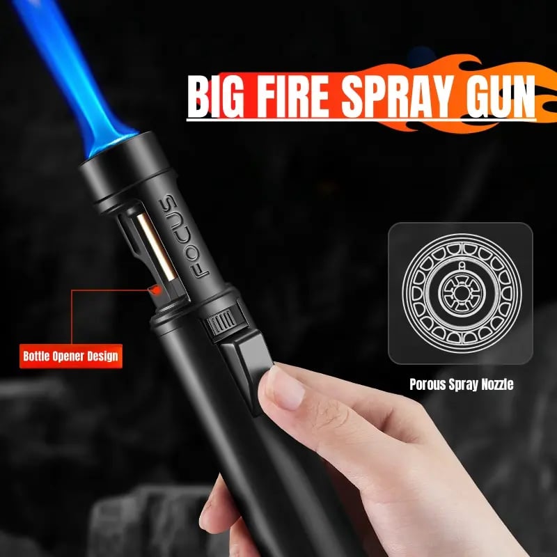 🔥Last Day 50% OFF🔥Portable Torch Lighter-🔥 1300°C of Pure Power – Windproof, Refillable & Ready for Anything! 💨🍳🏕️
