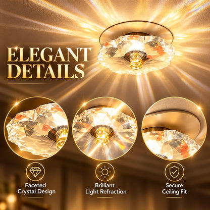 ✨💎 Crystal Downlight Ceiling Lamp — Turn Every Ceiling Into A Warm, Sparkling Feature