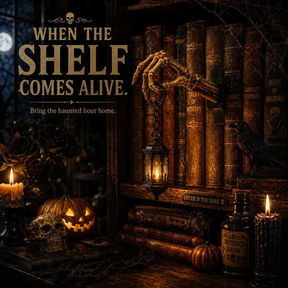 🔥😍💀Skeleton Hand Lantern Shelf Light™