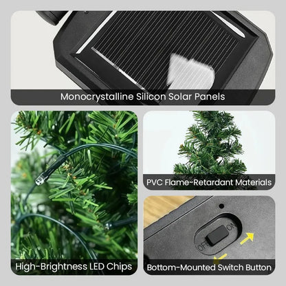 🎄 Solar Christmas Tree Path Lights | 5 Outdoor Styles