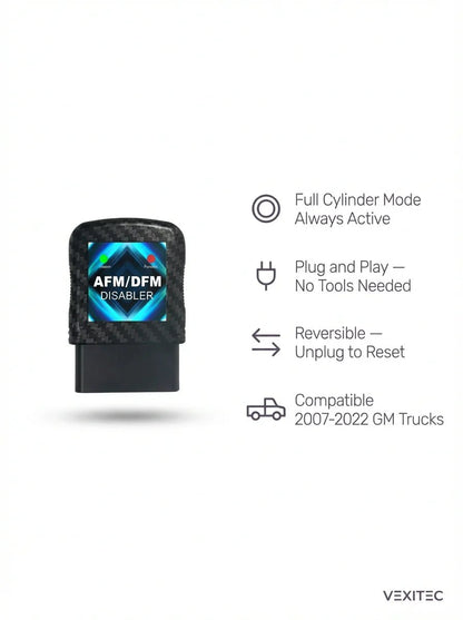🚗Active Fuel Management Disable Module,Plug & Play🔧 Compatible with 5.3 Silverado 6.2 Sierra 2007-2022