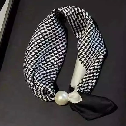 🔥2026 Hot Sale✨ Pearl Necklace Scarf with Magnetic Clasp