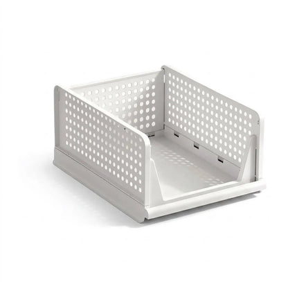 Foldable Drawer-Style Wardrobe Storage Box – Stackable Clothing & Closet Organizer
