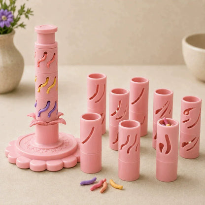 ⏳ Last Day 49% OFF – 🌸 Beginner-Friendly Clay Bloom Maker Set | Reusable 3D-Printed Flower Shaping Tool with Interchangeable Sleeves & 24-Color Modeling Clay Included ✨