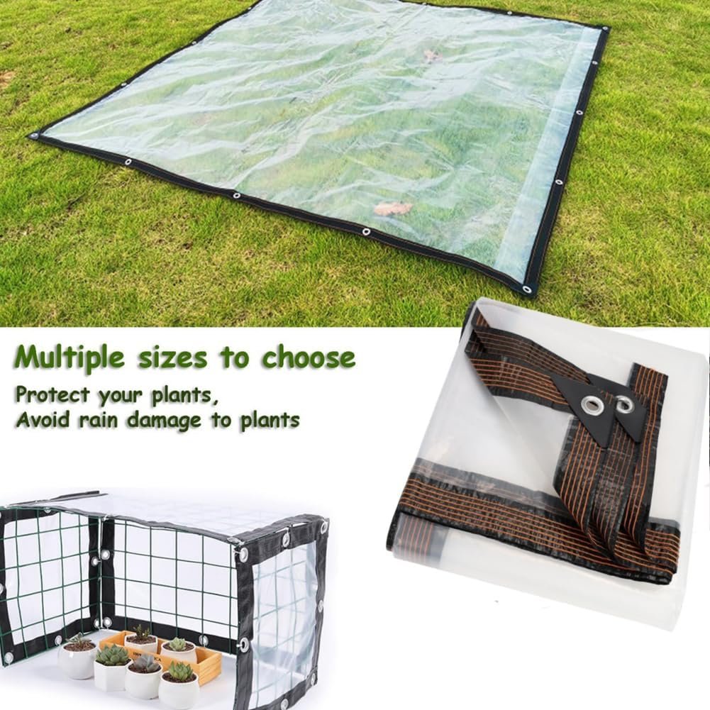 ⏰Limited Stock 60% OFF🌞💦🌊 Transparent Outdoor Protection System—Outdoor Cover with Metal Grommets💧