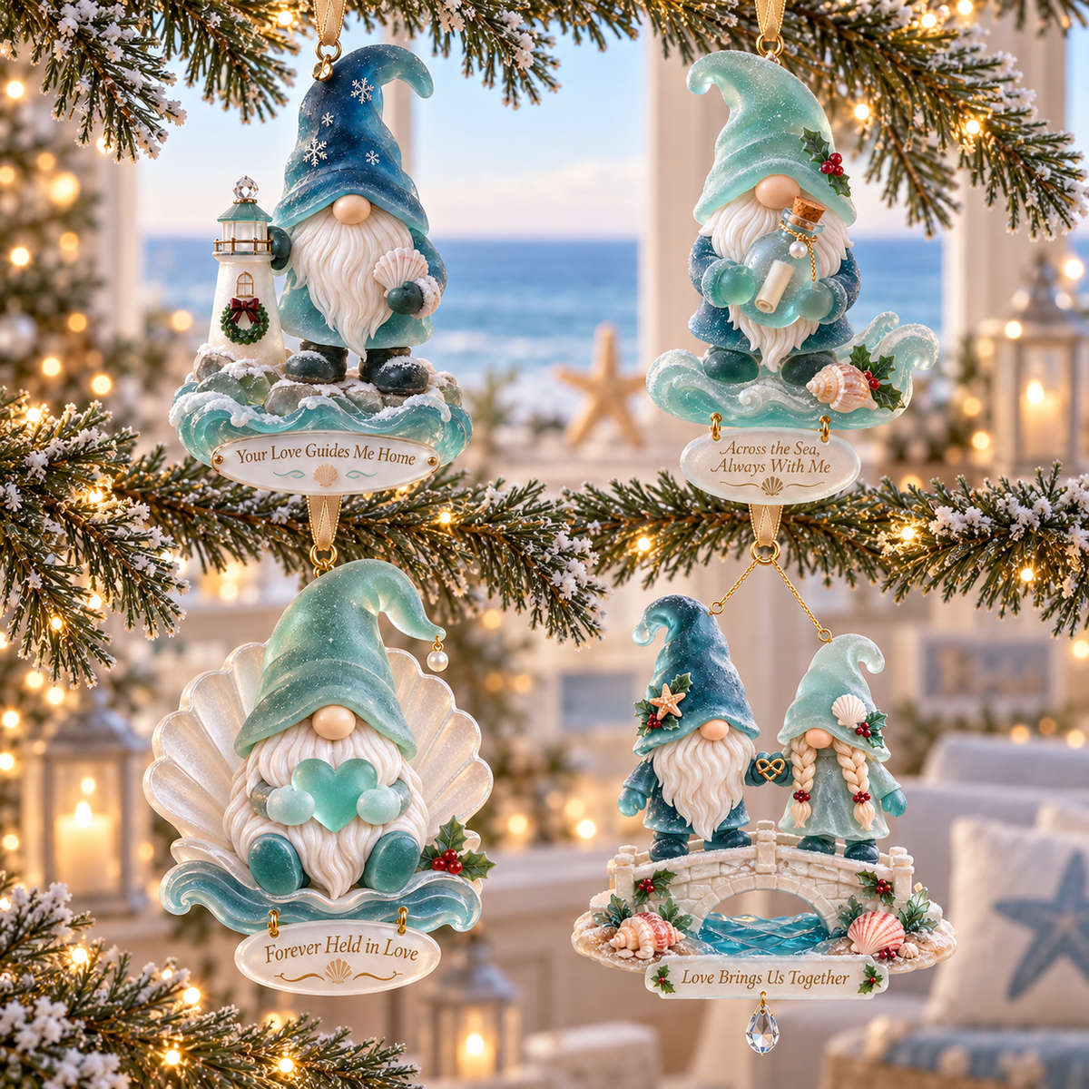 Coastal Gnome Christmas Decor | Enduring Love