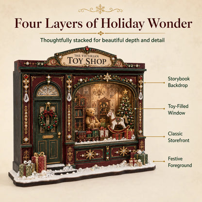 🎄Victorian Toy Shop DIY Craft Kit | Handmade Christmas Miniature Decor