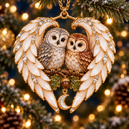 ❤️ 2026 Angel Wing Heart Bird Ornaments | 8 Keepsake Designs