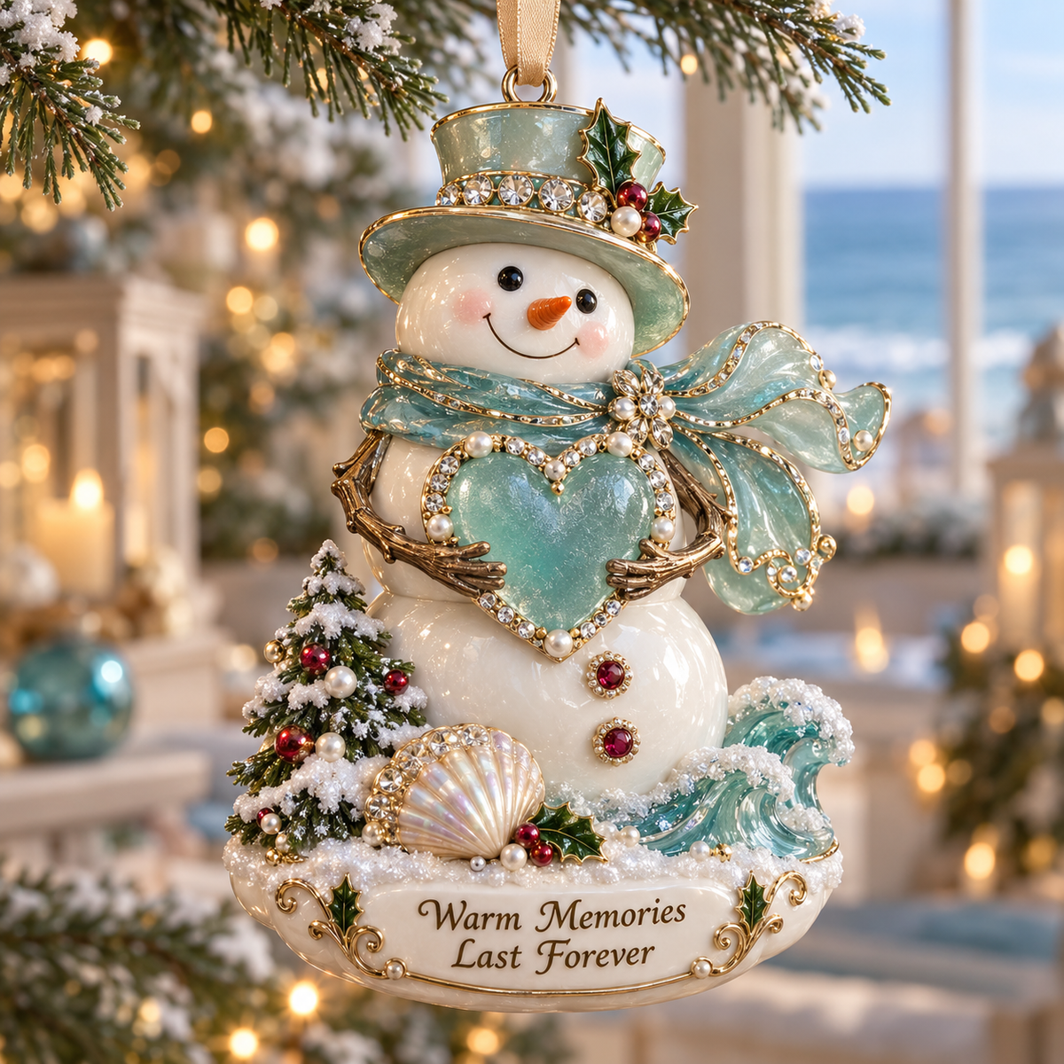 Coastal Christmas Magic Christmas tree ornaments