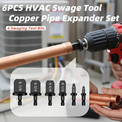 Professional HVAC Swaging Tool Set