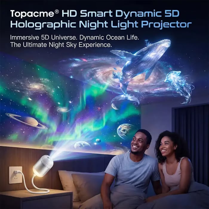 ⏰Last day Promotion 🔥-Night Light Projector - Smart Holographic Star Projector