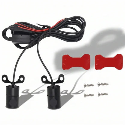 🏍️Angel Wing Motorcycle LED Projector Lights
