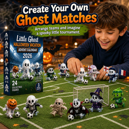 🔥 Last Day 49% OFF - 👻⚽ Little Ghost Soccer Halloween Advent Calendar 20266-📦buy-2-free-shipping