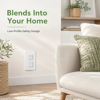 🎉✨ Baby Proof Socket Covers with Smart Handle Design – Fits 2 & 3 Prong Outlets for Easy Parent Removal