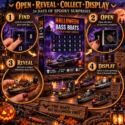 🎃 2026 Haunted Bass Boats Advent Calendar | 24 Surprises