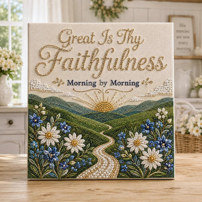 ⏳ Last Day 49% OFF – ✝️ Beginner-Friendly Sacred Hymn Pearl Art Kit Collection | Luxury Christian Hymn Artwork with Scratch-Resistant Non-Fading Pearl Beads DIY Faith-Inspired Decor 🙏✨
