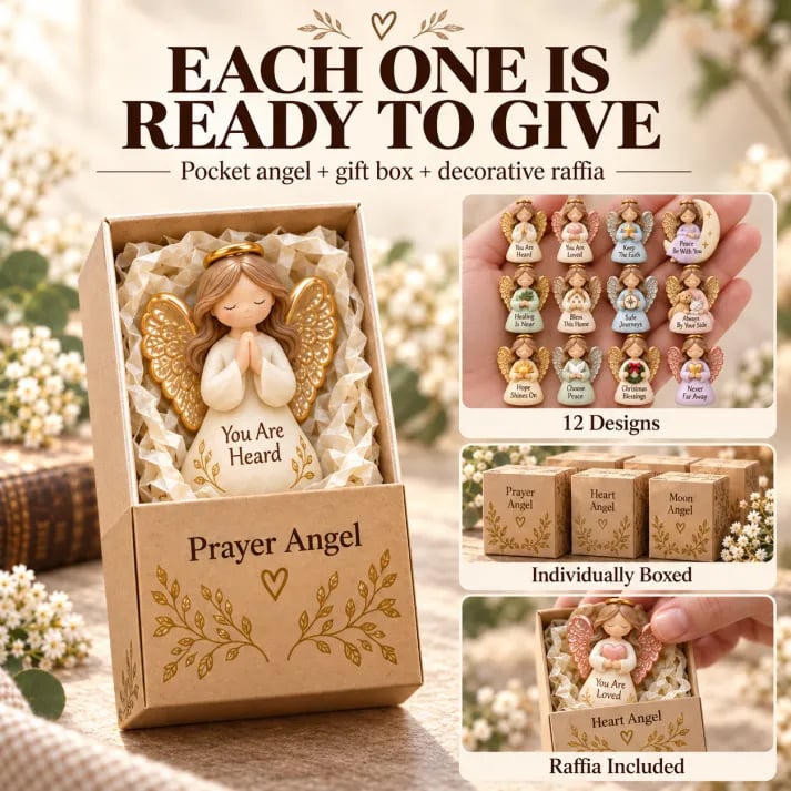 🔥Last Day 49% OFF - 👼💕12 Pocket Guardian Angels – 🎁Little Blessing Keepsake Gifts