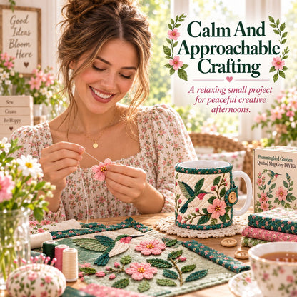 Garden Quilted Mug Cozy DIY Kit