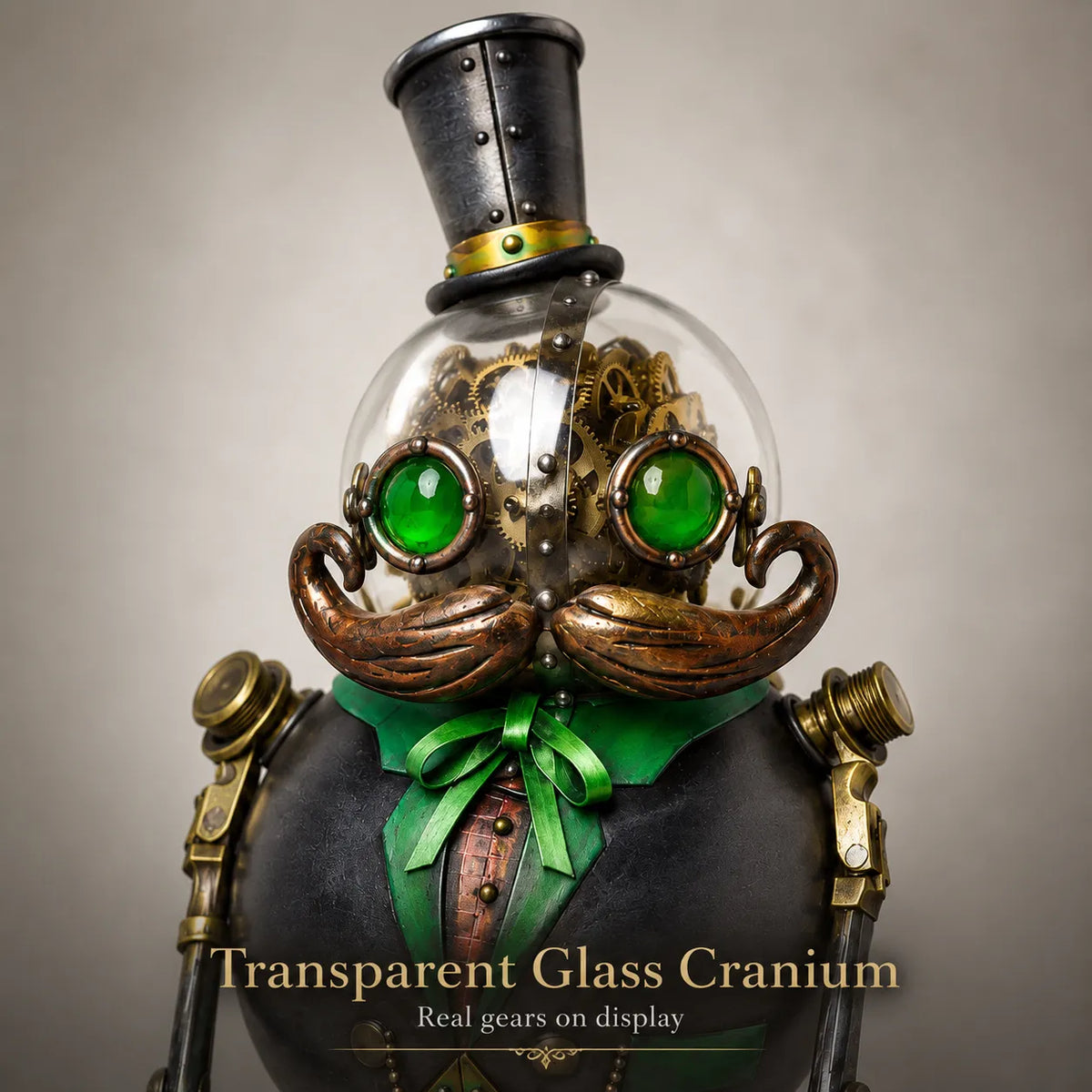 📐SteamPunk Mechanical Scholar Gear Art Sculpture