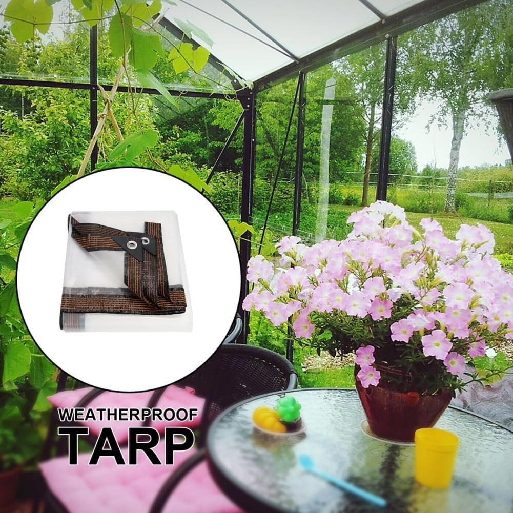 ⏰Limited Stock 60% OFF🌞💦🌊 Transparent Outdoor Protection System—Outdoor Cover with Metal Grommets💧