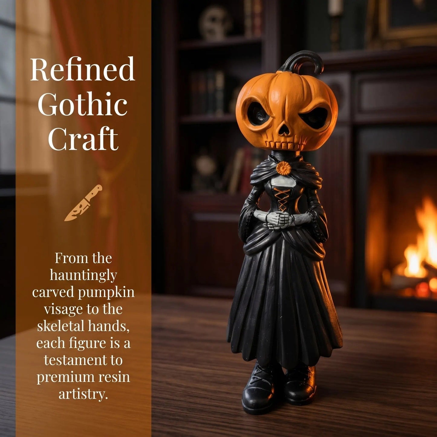 🎁🎉Only $32.99 This Week🌟👻Halloween Pumpkin Man Figurine/Decoration🎃