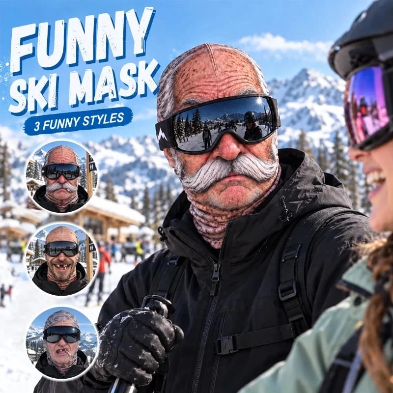 🌟✨ Last Day 45% OFF-😂 Funny Old Man Ski Mask
