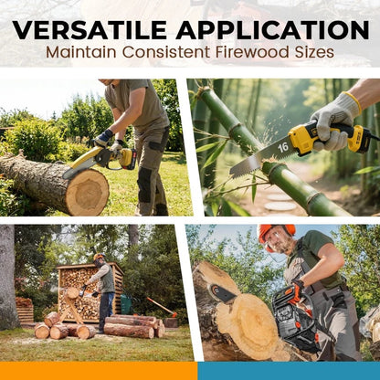 🪵 Adjustable Chainsaw Firewood Length Marker | Magnetic Guide