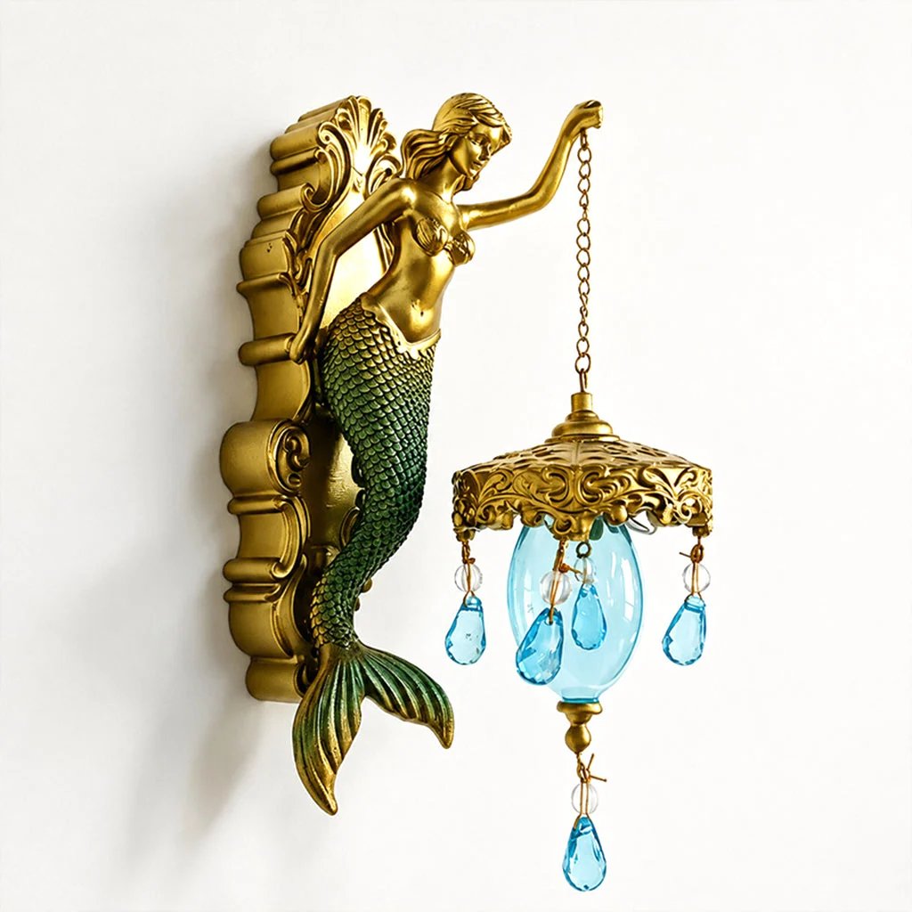 🎉Vintage Mermaid Wall Sconce – For Indoor and Outdoor Use