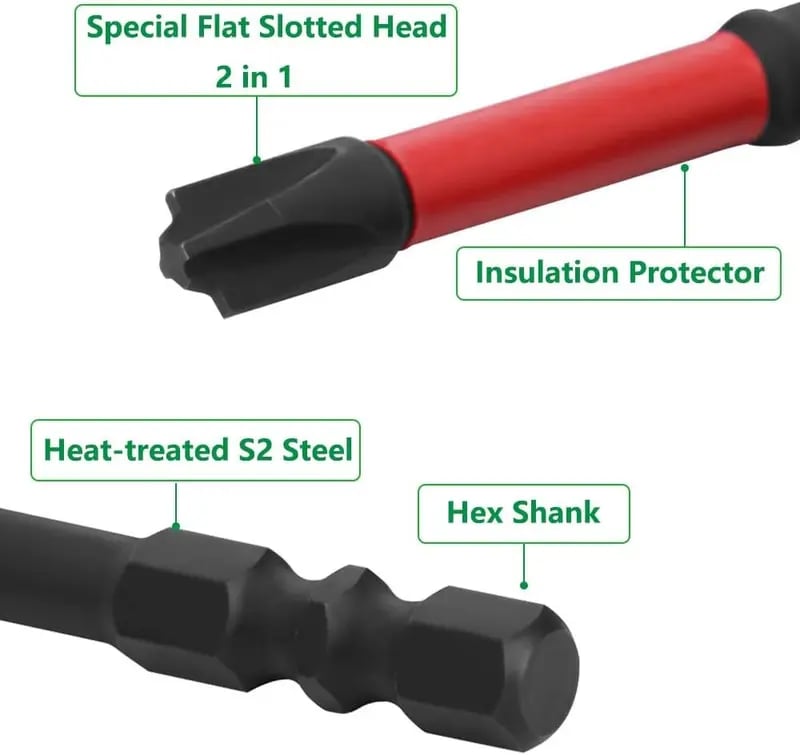 FPH2 lmpact Screwdriver Bit Set(10Pcs)