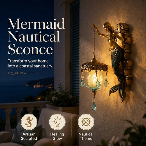 🎉Vintage Mermaid Wall Sconce – For Indoor and Outdoor Use