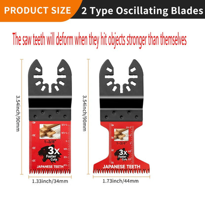 Professional Japanese Teeth Oscillating Multi-Tool Blades 🪚