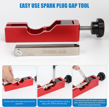 🎉🛠️Spark Plug Gap Tool with Feeler Gauge