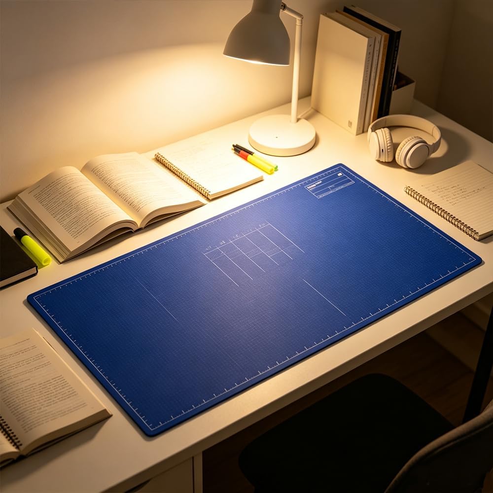 Blueprint Deskmat desk setup