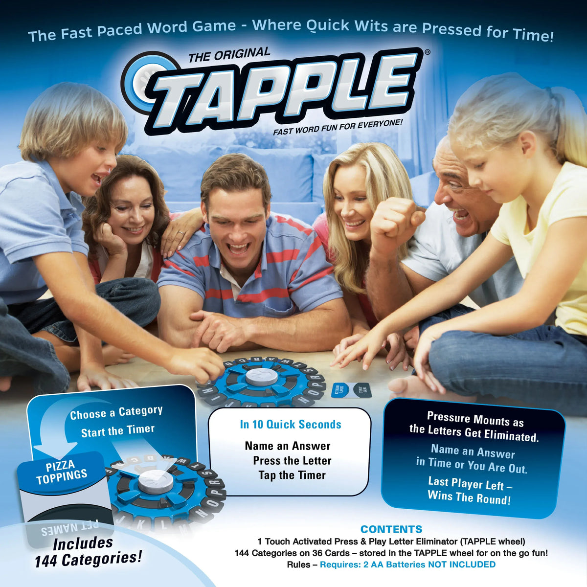 🔥HOT SALE 49% OFF - 🏆HUCH! TAPPLE Original Word Game with Timer