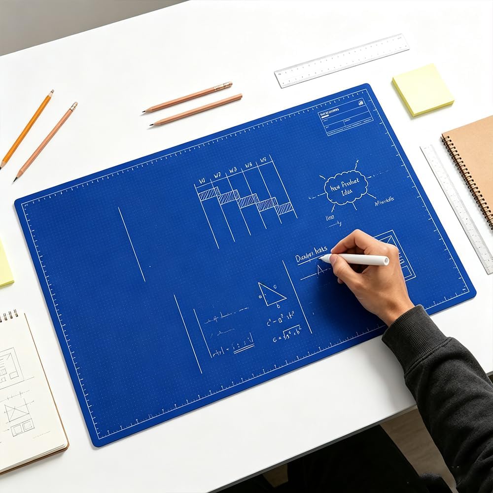 Writing calculations on deskmat