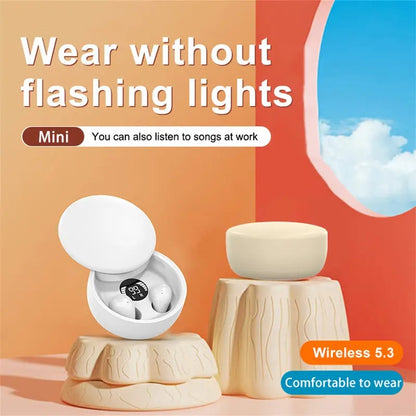 ✨Discreet & Invisible Mini Wireless Earbuds – Ultra-Comfortable for Work & Sleep