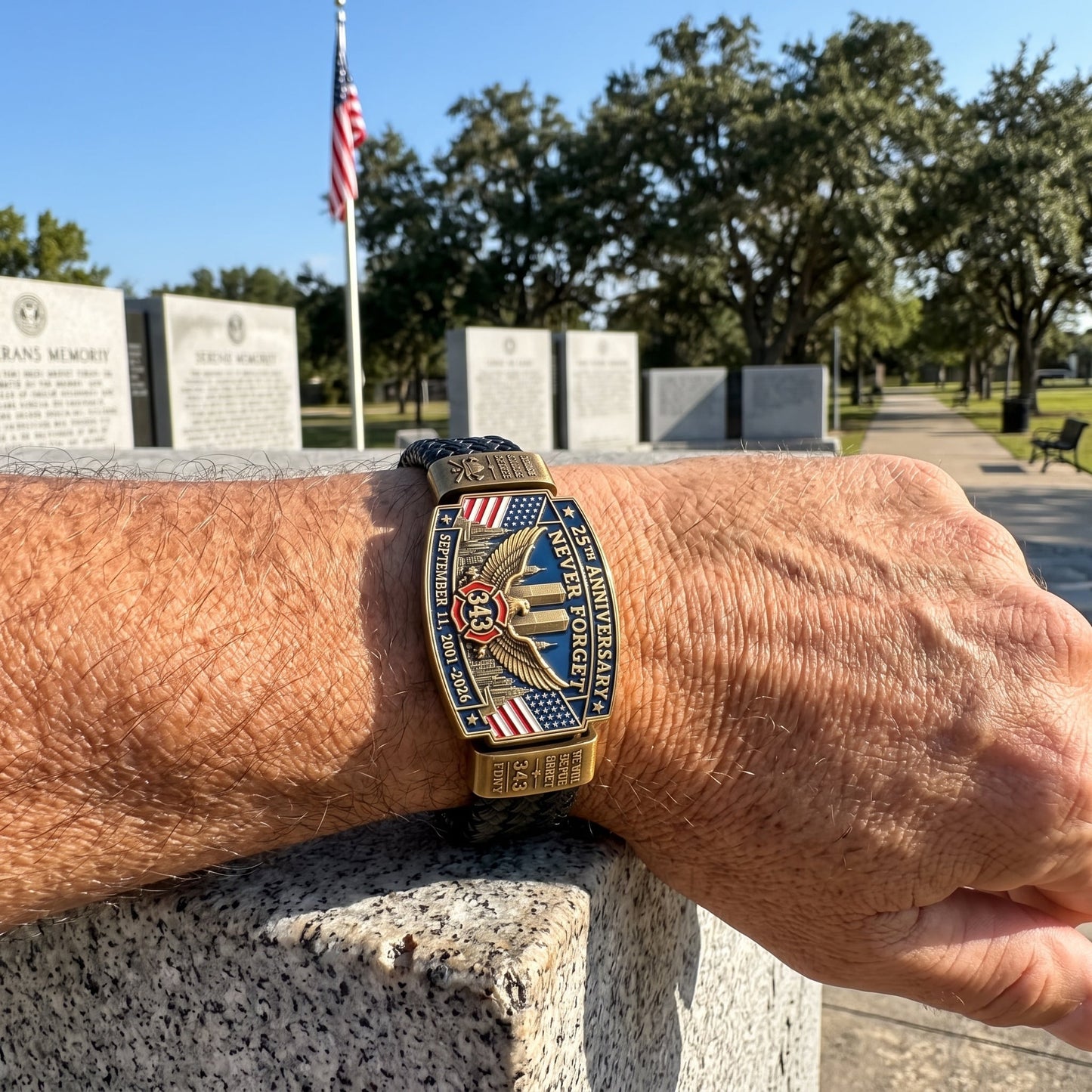 🇺🇸 Last Day Promo: 49% OFF 🦅9/11 25th Anniversary Never Forget Tribute Bracelet
