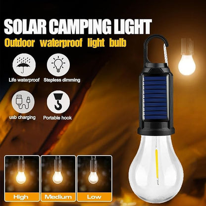 🔥HOT SALE🔥Solar Tent Lights USB Rechargeable Led Camping Lantern