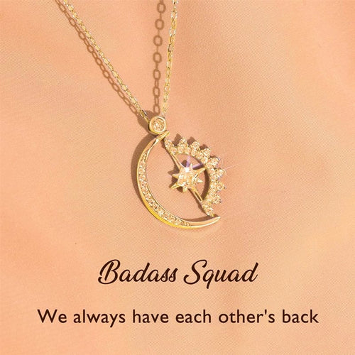 💓 To My Badass Squad Necklace - ''We always have each other's back''👩‍❤️‍👩